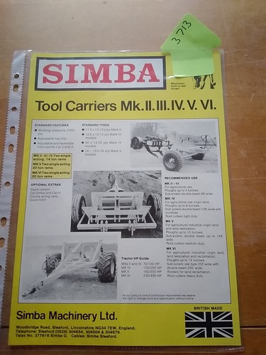 Simba machinery tool - simba,