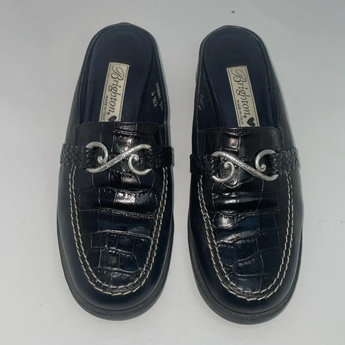 Brighton britta black croc - brighton,
