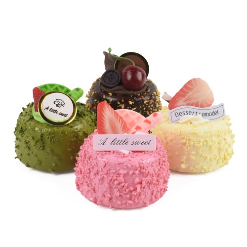Pcs artificial cake dessert - artificial,