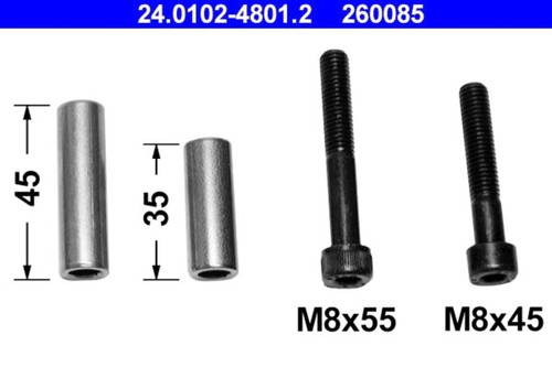 Brake caliper guide sleeve kit - brake,