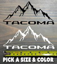 Tacoma Decal Sticker Mountain