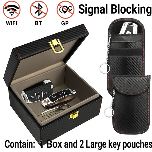 Key signal blocker - key, rfid