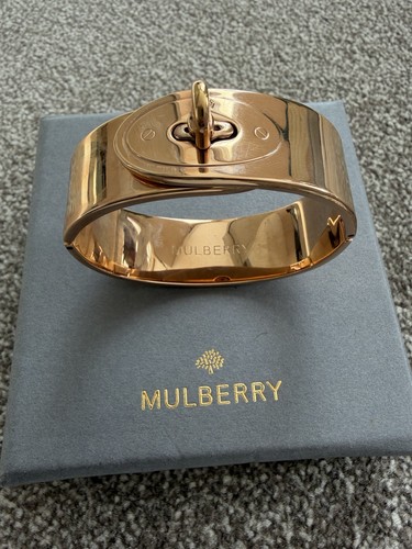Rose gold plated mulberry cuff - rose,