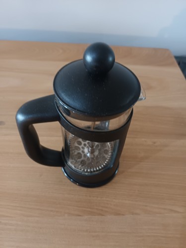 Black french press cup - black,