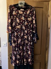 Popsy Fox Dress Wine Colour
