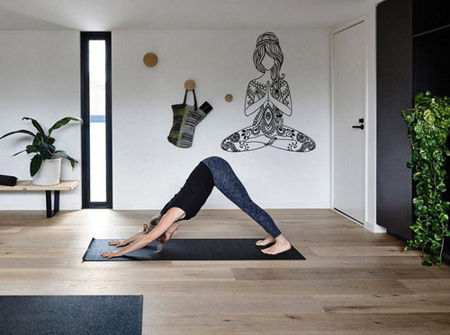 Woman silhouette mandala - woman,