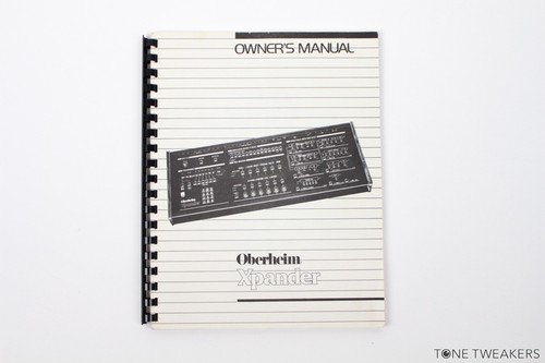 Oberheim xpander owners manual - xpander,