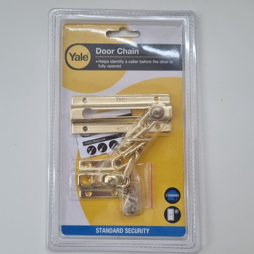 Yale brass door chain high - chain,