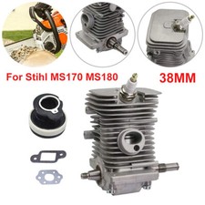 38mm For Stihl MS170 MS180 018 Chainsaw Engine Motor Cylinder Piston Crankshaft
