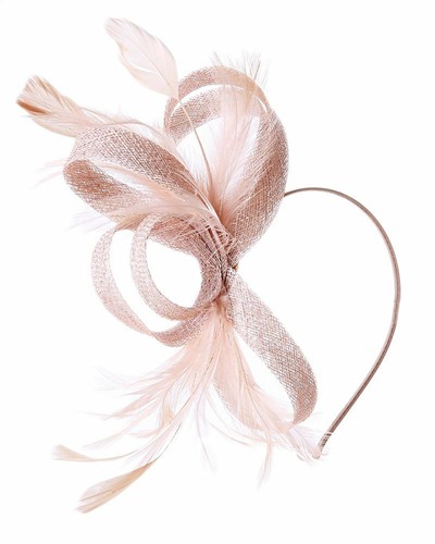 Looped feather headband - looped,