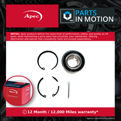 Wheel bearing kit fits - wheel,