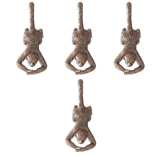 4pcs reusable resin monkey - 4pcs,