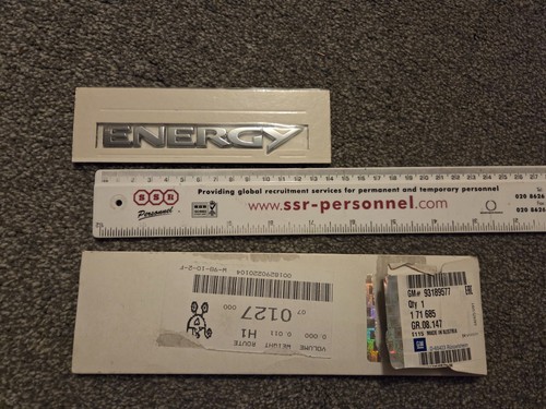 Genuine new vauxhall energy - genuine,
