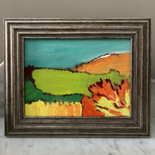 Abstract landscape oil - abstract,