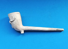 Antique Victorian RAOB Clay Pipe (Royal Antediluvian Order of Buffaloes) c1880