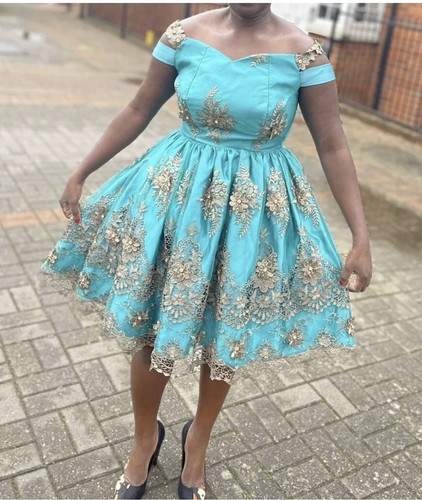 African dress lace - african,