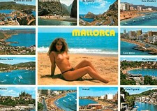 MALLORCA - BOOBS - POSTCARD