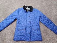 Ladies Quilted Jacket Urban Diva Size S Royal Blue
