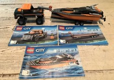 Lego City 4x4 with Powerboat