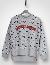Women's Disney Mickey Mouse Grey Primark Sweater Jumper Size 2XS