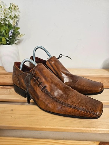 Jeff banks mens formal leather - jeff,
