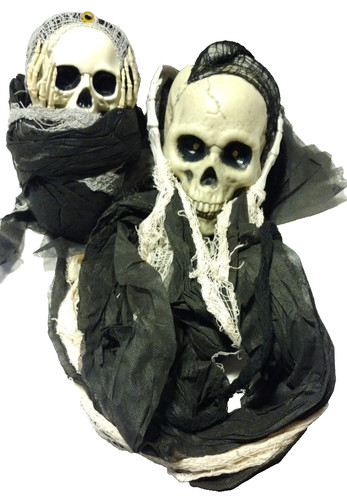 New skeleton grim scary doll - skeleton,
