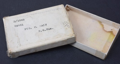 Ww1 medal box only watson - medal,