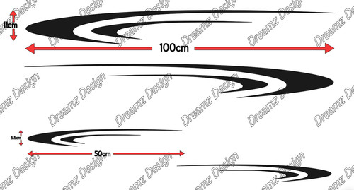 Motorhome wave graphics - 4, x