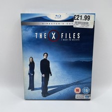 THE X FILES I WANT TO BELIVE Blu-ray Directors Cut New & Sealed Gillian Anderson