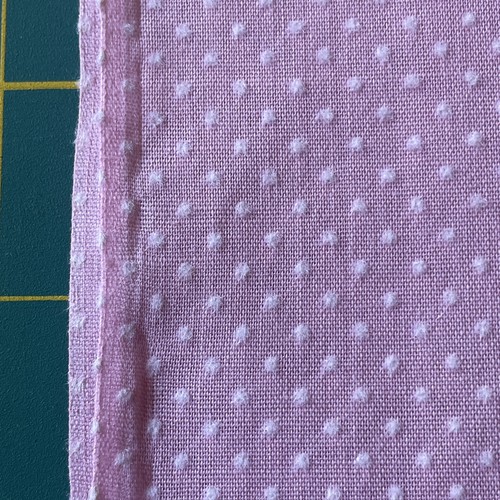 Vintage flocked cotton - 1.7, y