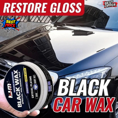 Black car wax professional - black,