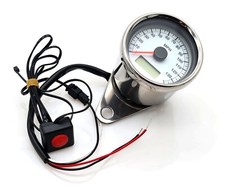 Universal Chrome MPH Speedo