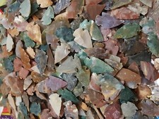 Flint Stone Handcrafted Arrow Head Native Natural Flint Bird Stone lot of 72