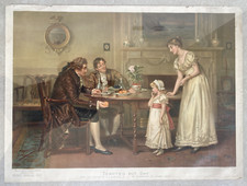 Antique Pears' 'Tempted but Shy' poster 1910