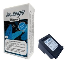 Refilled 305 Black Ink Cartridge For HP DeskJet 2722e Inkjet Printer 3YM61AE