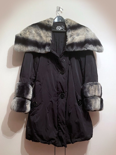 Armando diaz chinchilla jacket - chinchilla,