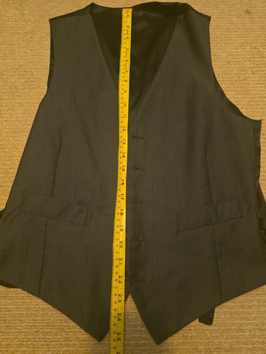 Men gray waistcoat - waistcoat, m&s