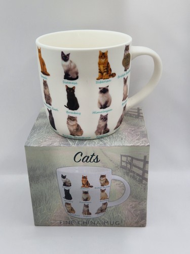 Cats fine china - cats, mug,