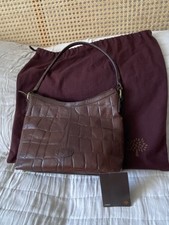 Mulberry Vintage Glossy Chestnut Brown Congo Leather Celia Shoulder Bag.