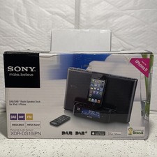 Sony Dream Machine XDR-DS16IPN - DAB+ Radio Alarm Clock Dock Apple iPhone iPod 
