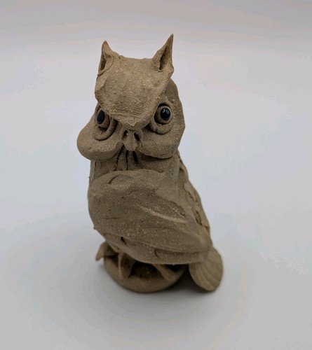 Vintage owl ceramic ornament - vintage,