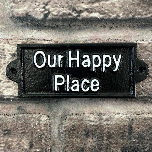 Our happy place cast iron - our,