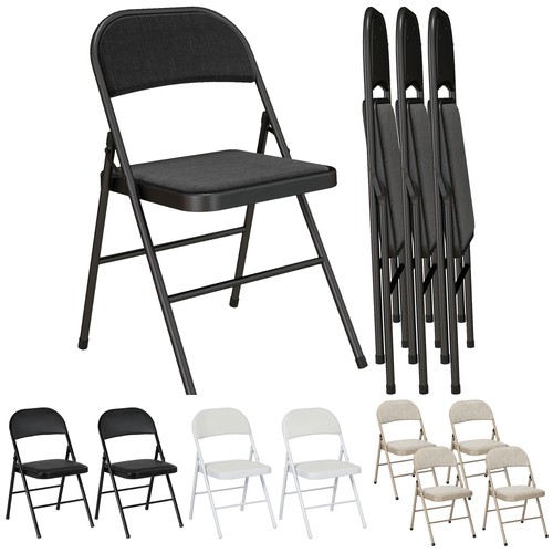 Homcom metal folding - metal, chairs