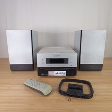 Sony CMT-BX3 Micro HiFi Bookshelf Stereo System FM AM Radio USB MP3 CD Player