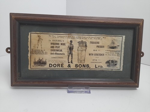 Vintage framed advertisement - vintage,