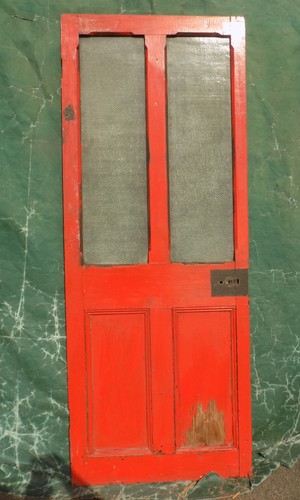 Reclaimed half glazed panel - reclaimed, half-glazed