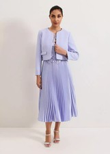 PHASE EIGHT Pleated Dress Lace