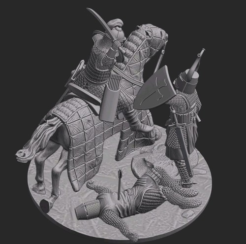 Mongol mounted crusader - mongol,