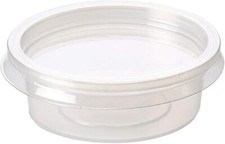 2oz Clear Round Plastic