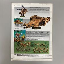 DEVILFISH TAU BATTLE FORCE WARHAMMER 40,000 3RD EDITION VINTAGE RETRO ADVERT